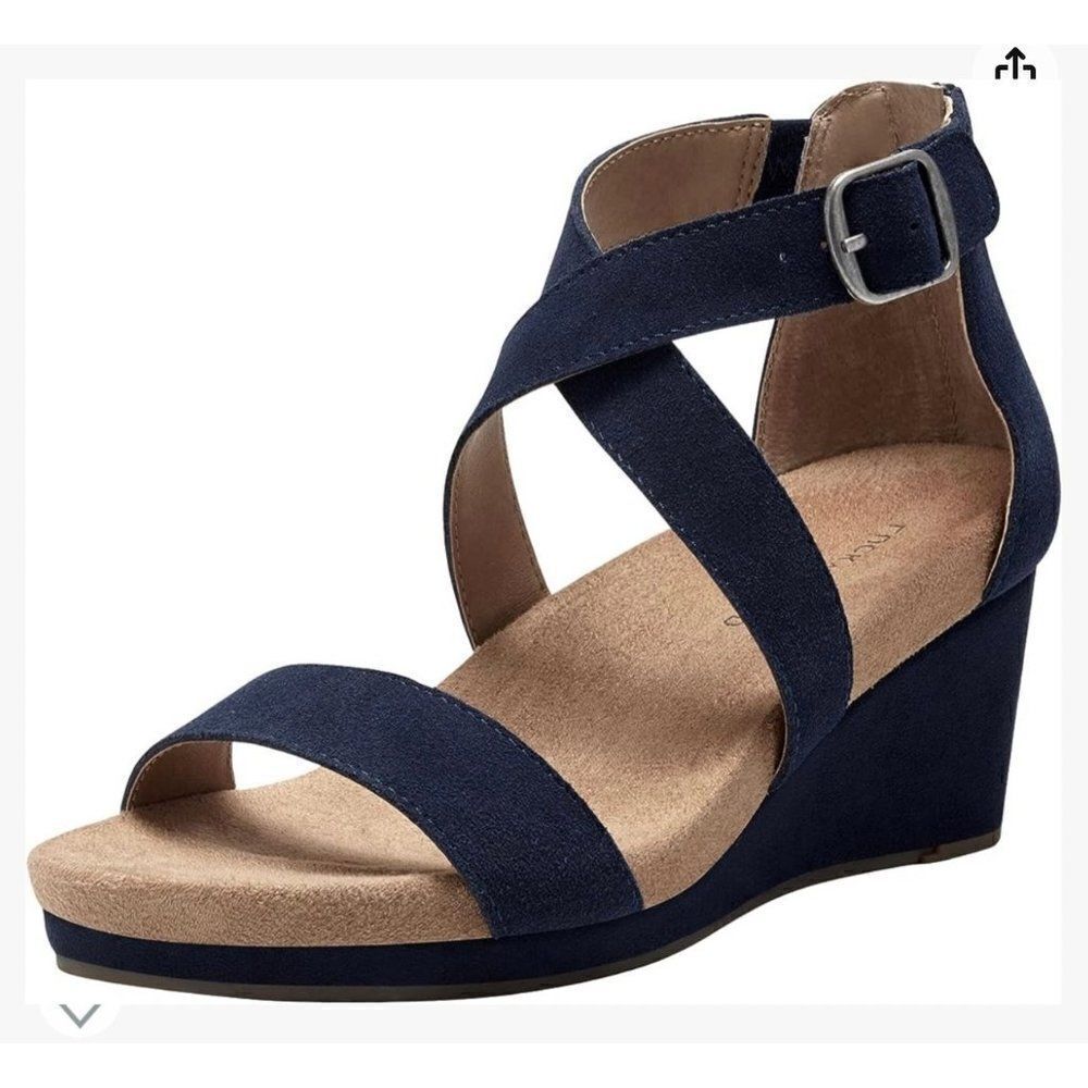 Lucky Brand Women's Kenadee Wedge Sandal Size 11